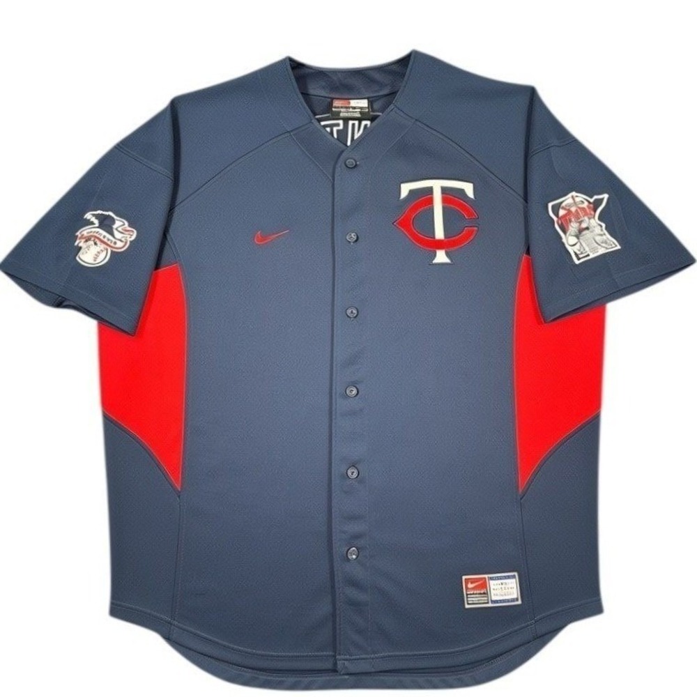 Vintage Nike Minnesota Twins Torii Hunter #48 Jersey Mens XXL MLB Baseball